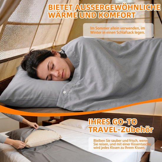 Zelfopblazend, 13 cm dik, opblaasbaar matras met huttenslaapzak, voetpomp en kussen, isomat, campingmatras, luchtmatras voor outdoor, kamperen, wandelen, fietsen (groen) — afbeelding 3