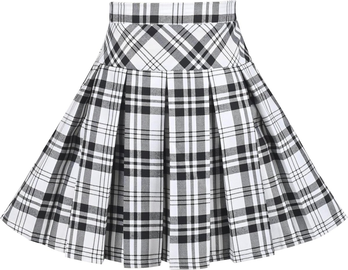 Rok Back School Uniform Rood Tartan Rok 4-14 jaar