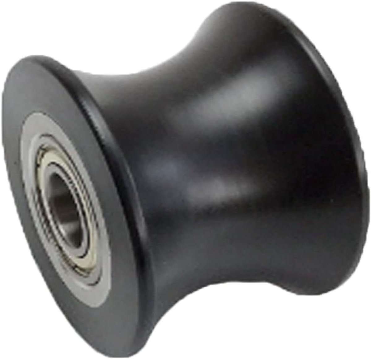 Elliptische Beenrol - Glijgeleider Wiel Katrol - Fitnessapparatuur Onderhoud - Minimaliseert Wrijving - 70 x 51 x 17 mm - Zwart