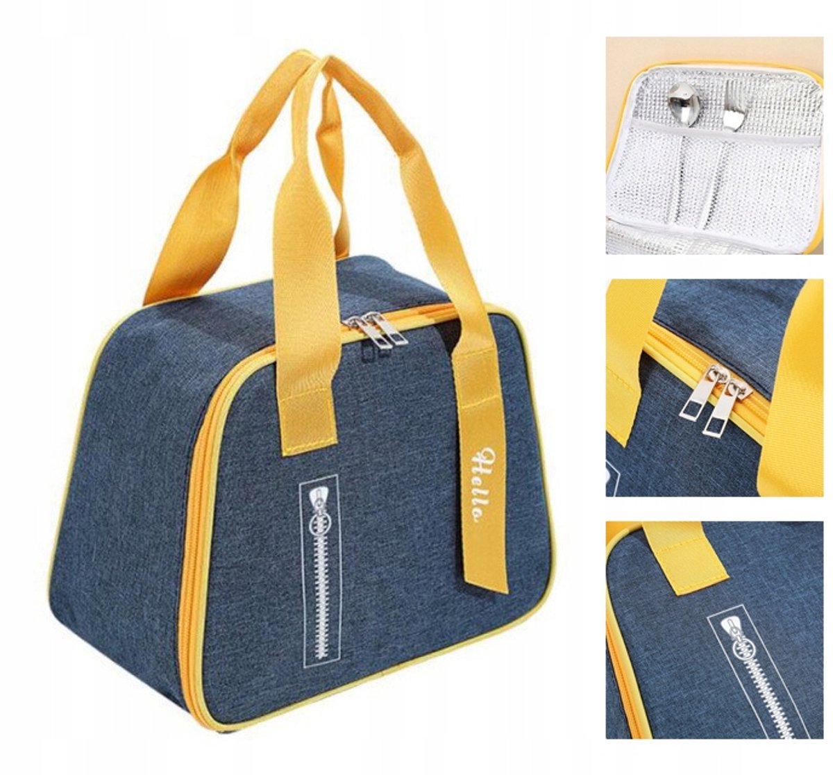 Isolerende Lunchtas - Ideaal voor Werk, Picknick & Reizen