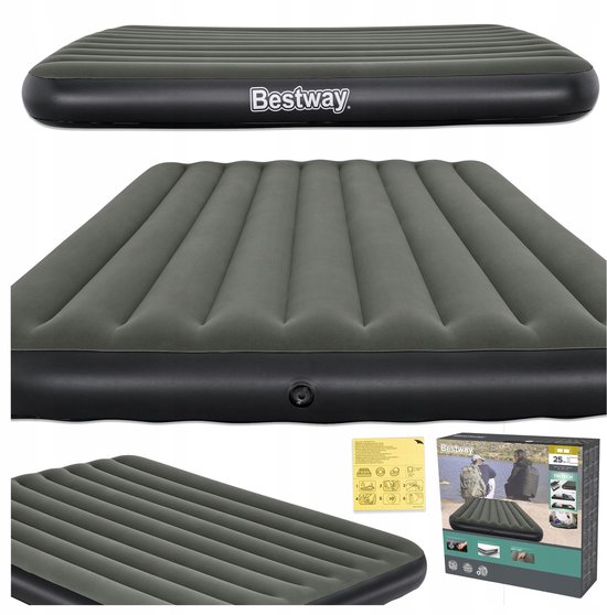 Bestway 2-persoons luchtbed 203x152x25cm TriTech, 300kg belastbaar van Bestway — afbeelding 3