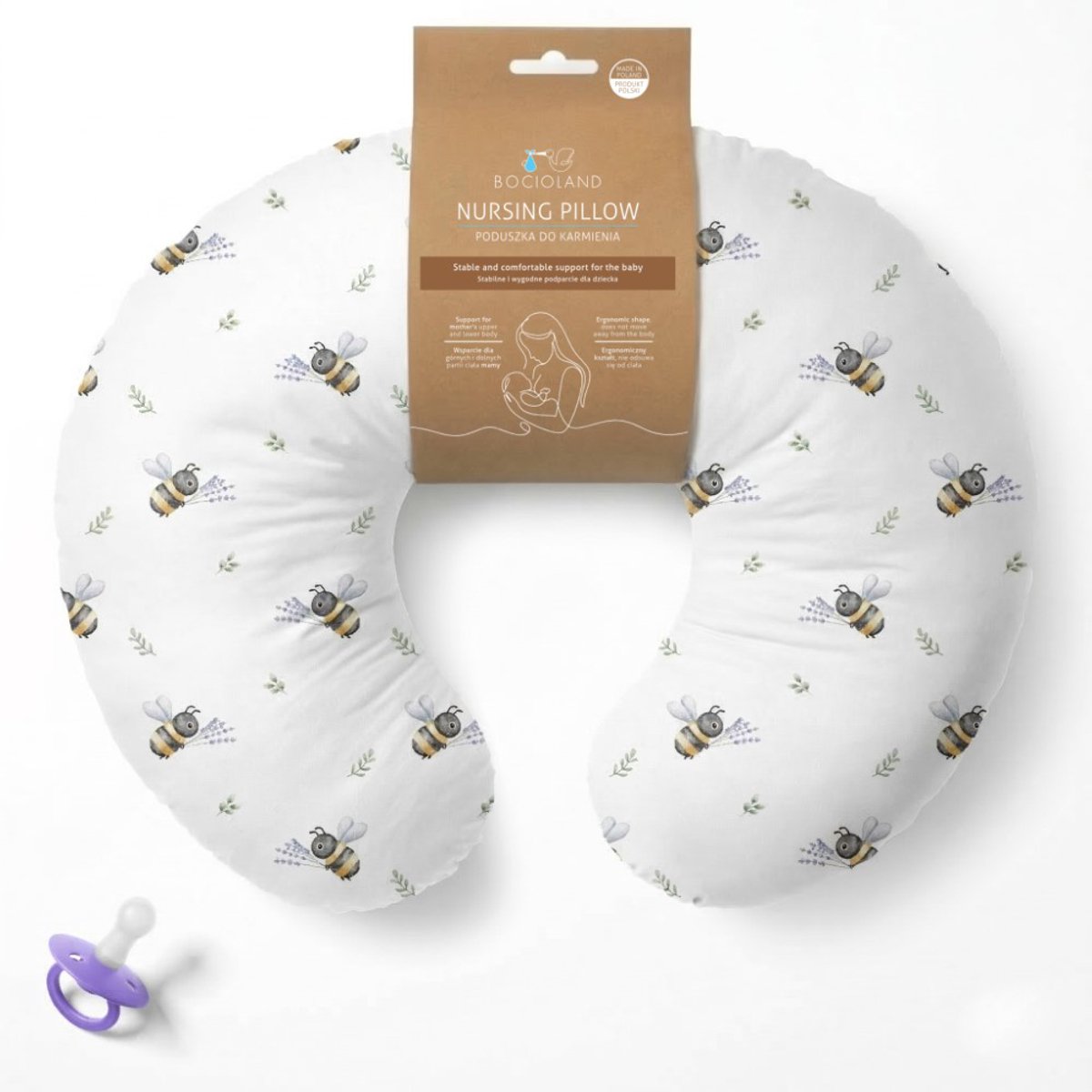 Bocioland Voedingskussen Roggel - Comfort voor moeder en baby