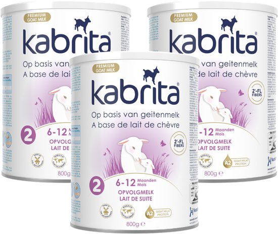 Kabrita 2 Opvolgmelk - Geitenmelk Flesvoeding vanaf 6 maanden - 800g van Kabrita — afbeelding 4