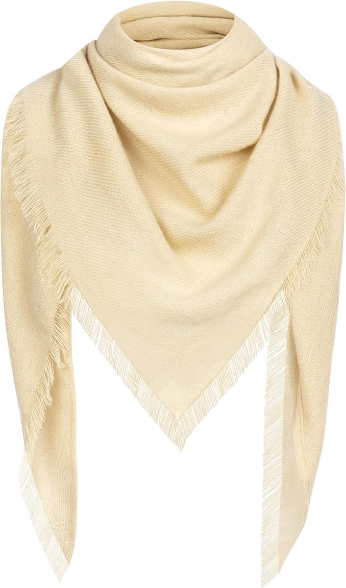 Driehoekige sjaal voor dames, dunne gebreide sjaal, warm, zacht, driehoekige halsdoek, schouderdoek, voor herfst en winter