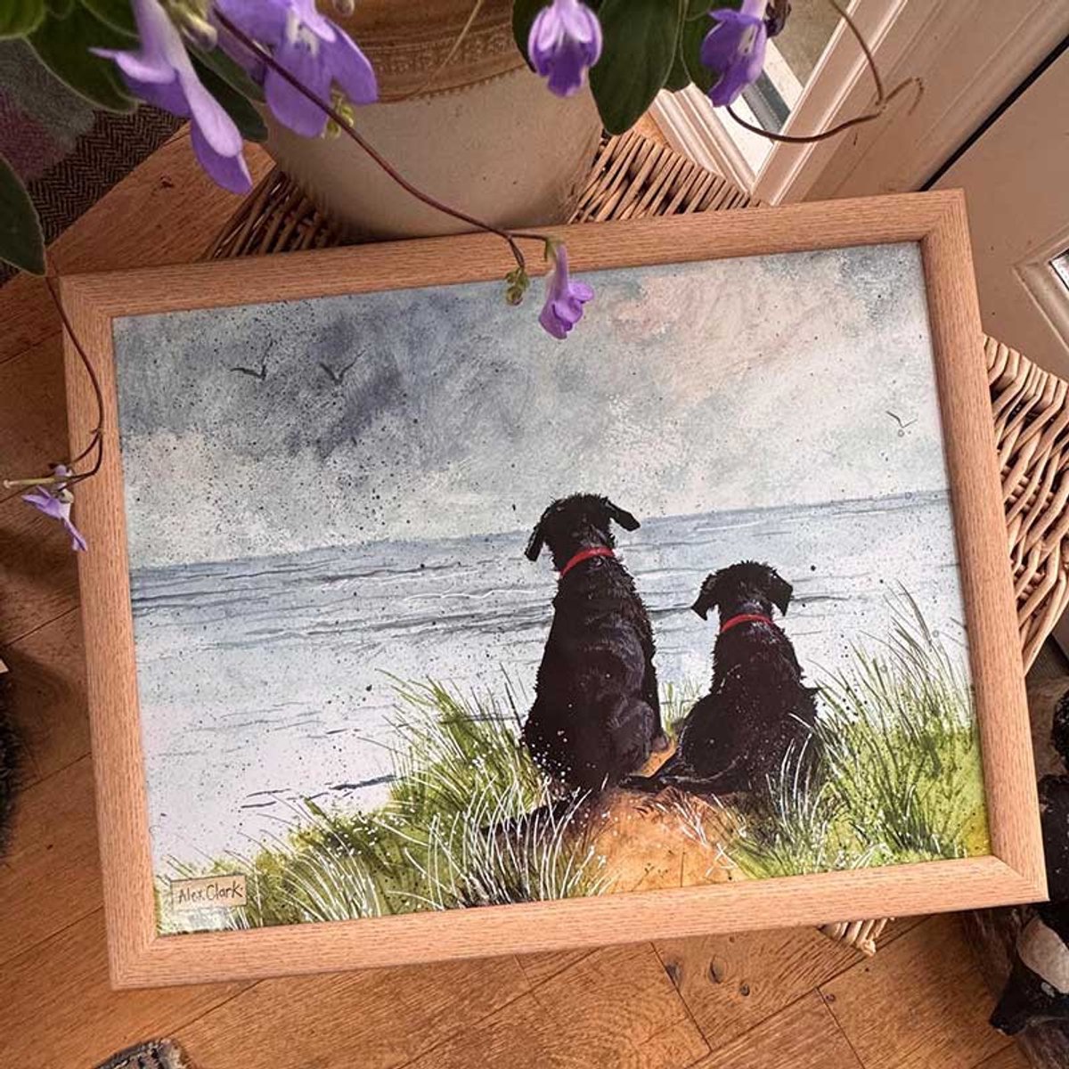 Alex Clark Schootkussen Honden ~Dunes Lap Tray'