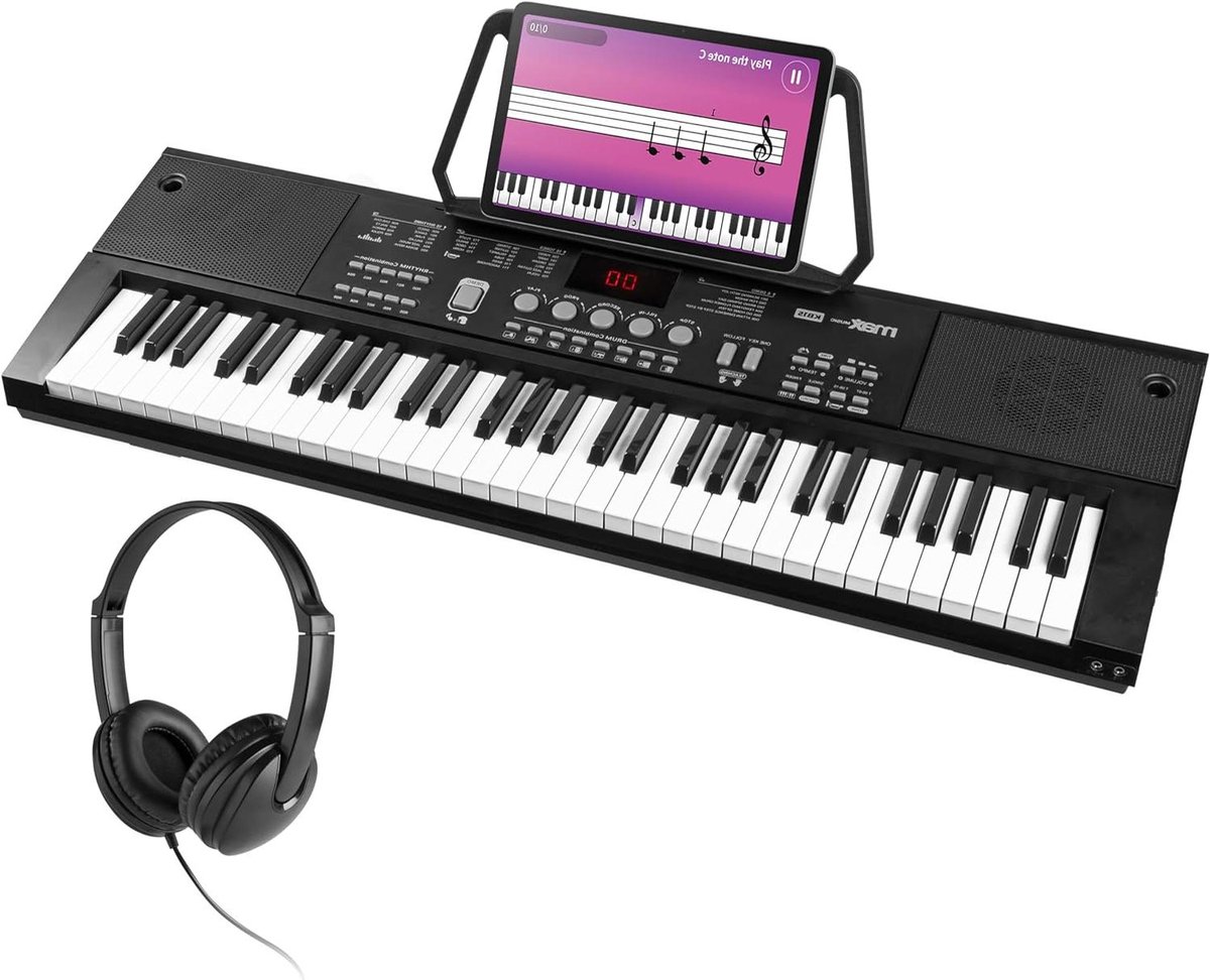 Keyboard Piano Set - Elektronisch Keyboard - Muziek Leren Spelen - 61 Toetsen Leerfunctie