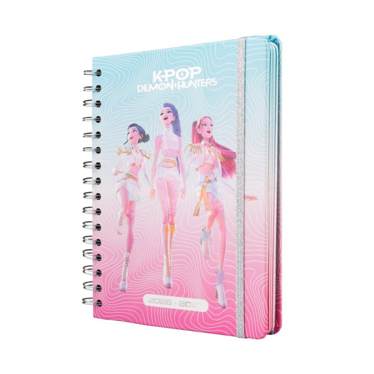 Grupo Erik Kpop Demon Hunters - 2026/2027 12 Months A5 Week View Academic Diary Schoolagenda - Multicolours