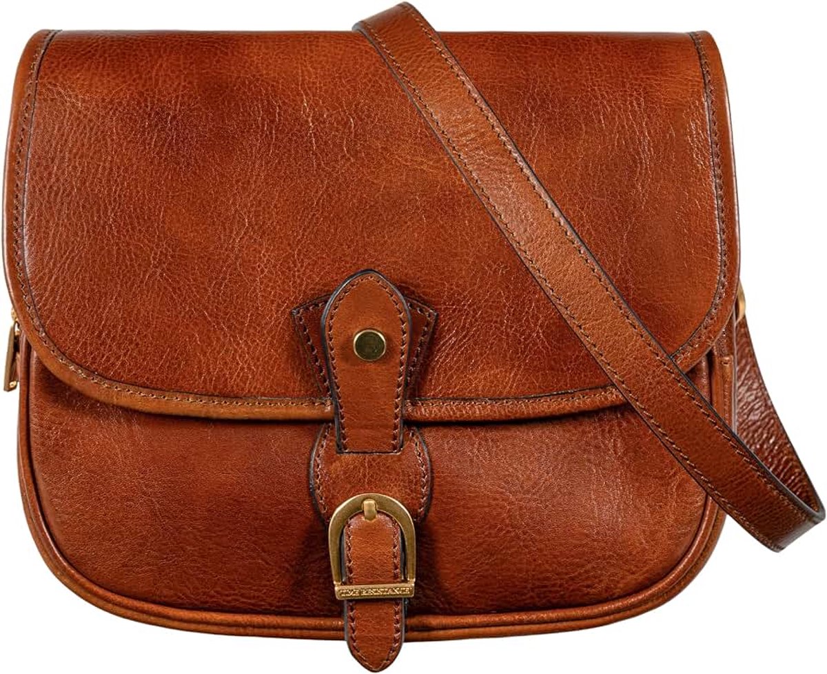 Resistance Leren Crossbodytas - Handtas voor Dames - Tas