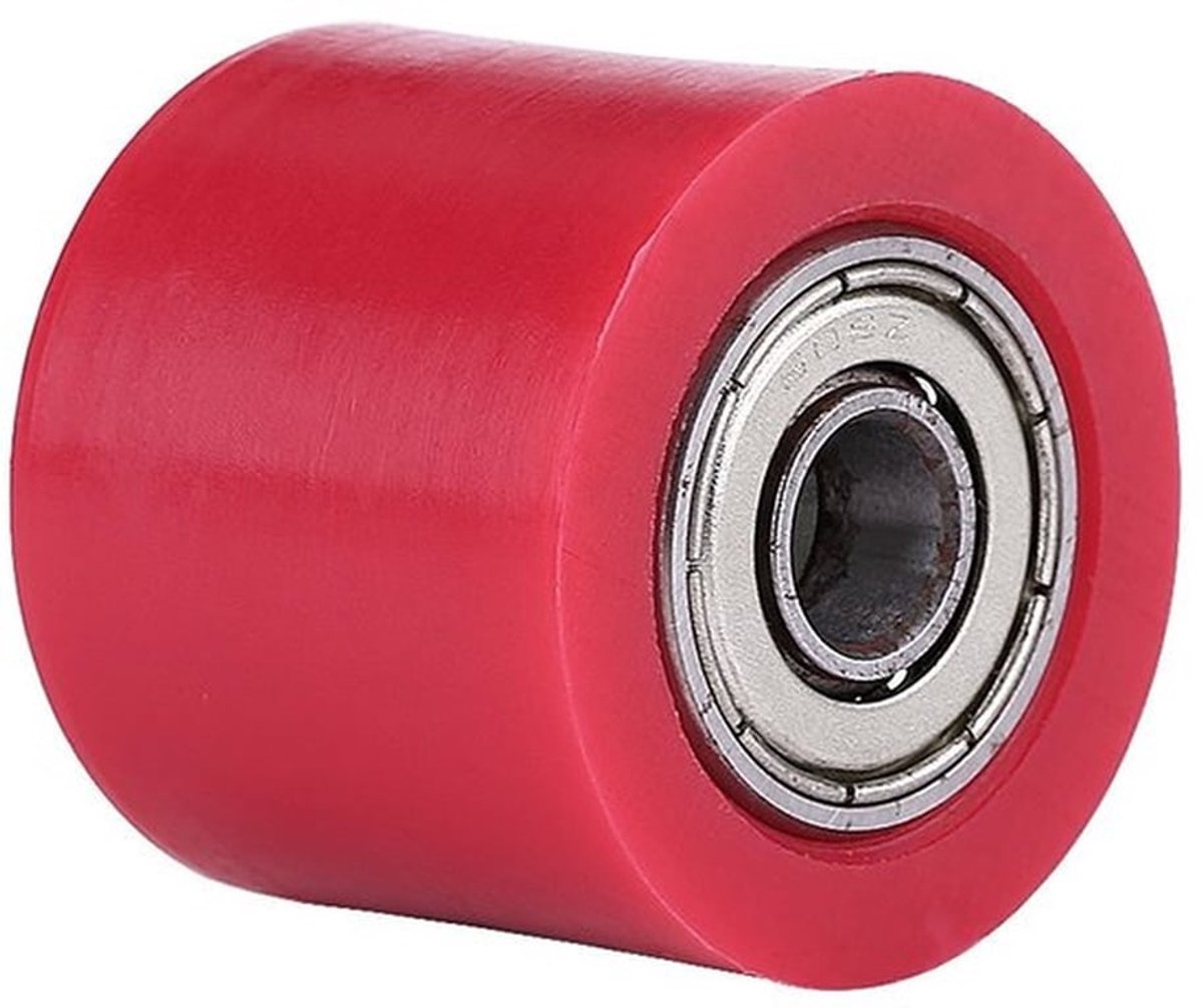 - Kettinggeleider Tandwiel - Universele Kettingrolspanner - Rood - Motorfiets Accessoire - Betrouwbaar en Veilig - Geschikt voor Crossmotor..
