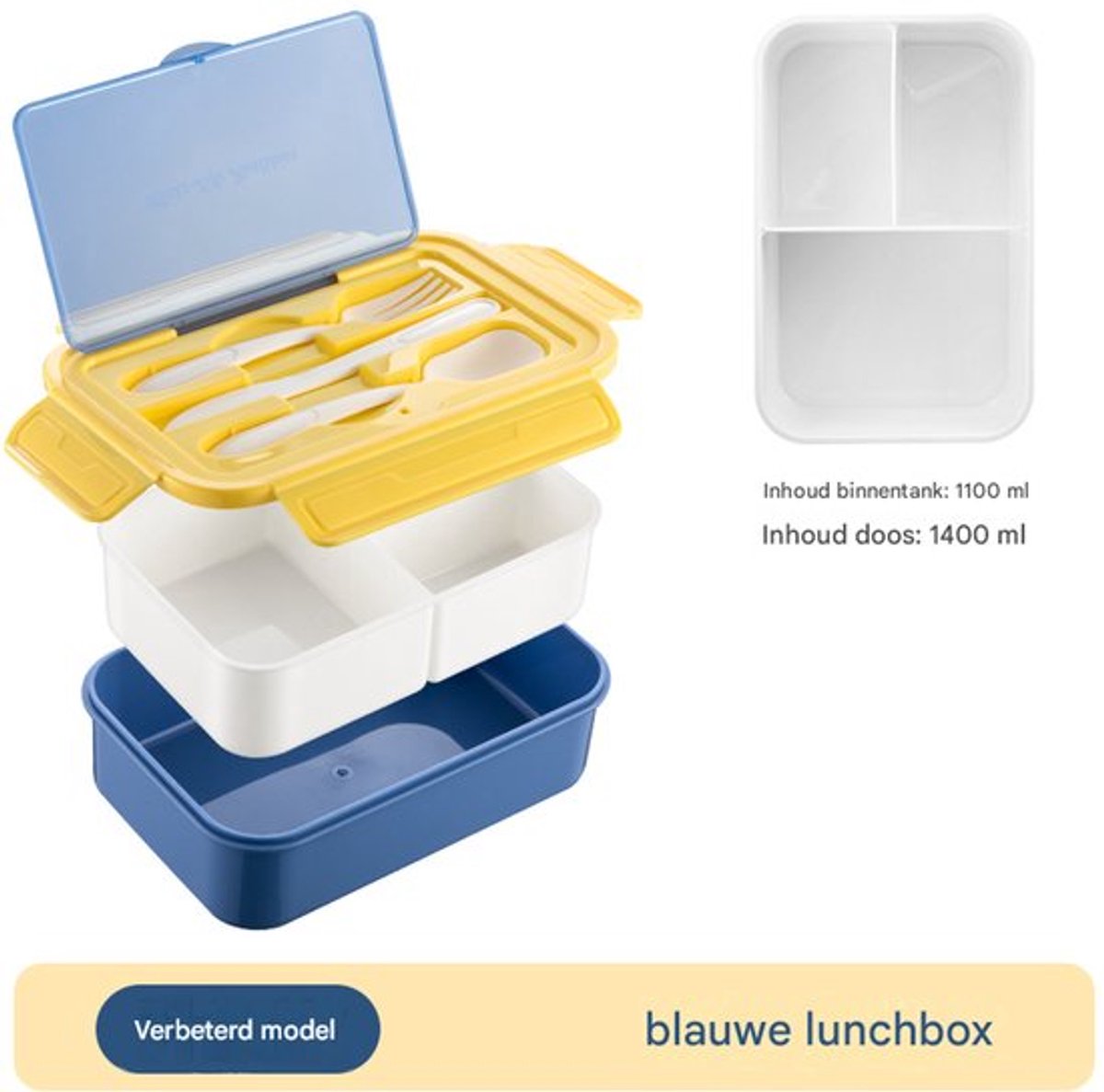 Lunchbox voor studenten, fruitlunchbox voor kinderen, magnetronbestendige lunchbox voor kantoorpersoneel