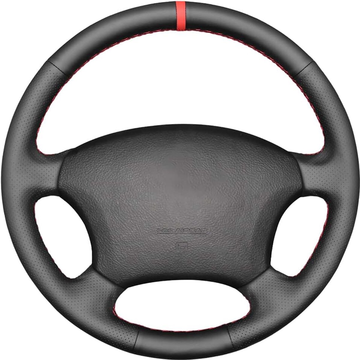 Lederen stuurhoes voor Toyota Land Cruiser Prado 120 2004-2009 Land Cruiser 1995-2007 Tacoma 2005-2011 / 4Runner 2003-2009 / Hilux 2009-2011