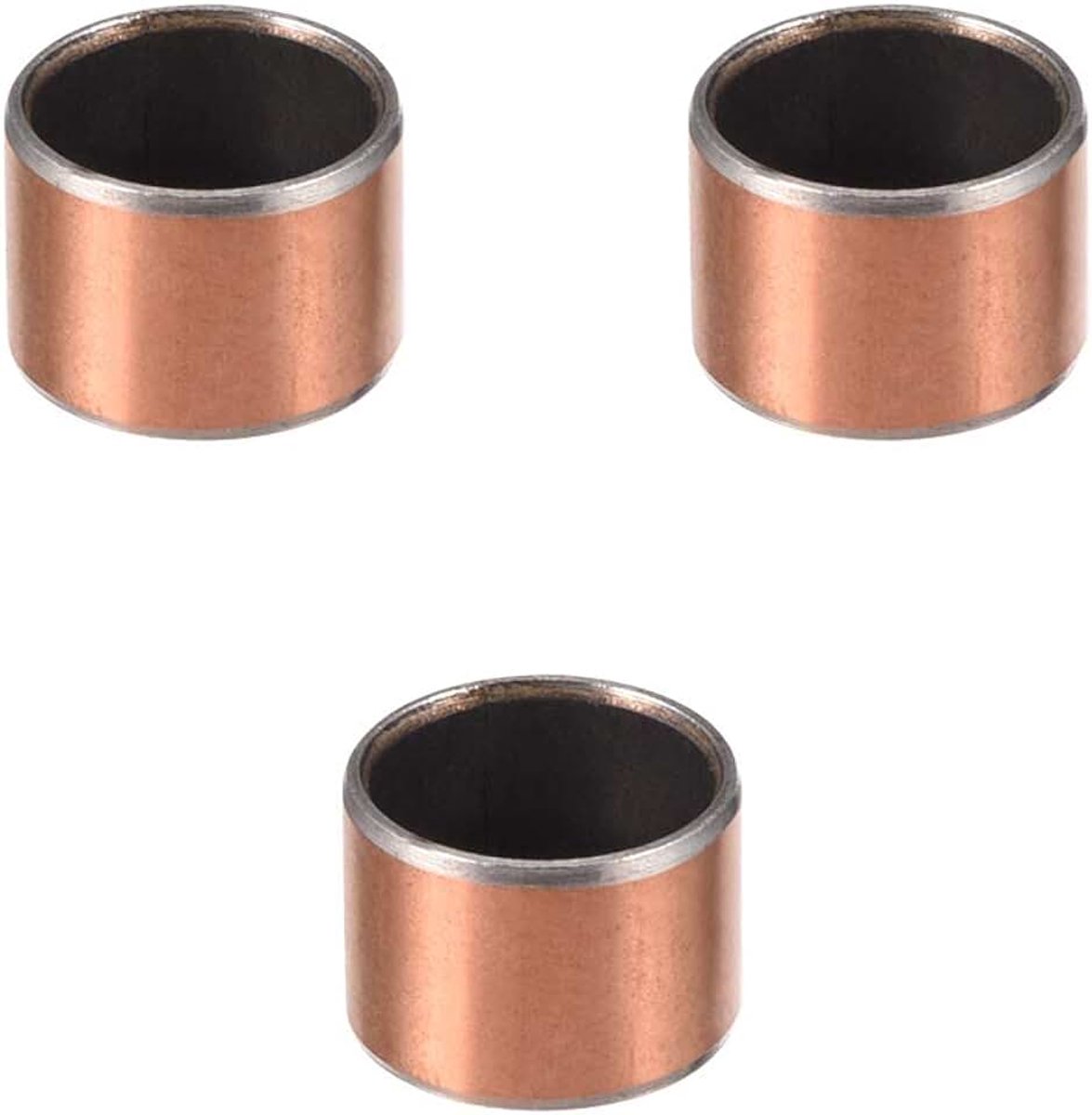Lagers, 12 mm boring x 14 mm x 6 mm lengte omwikkelde oliebarren 12*14*10mm verpakking van 3