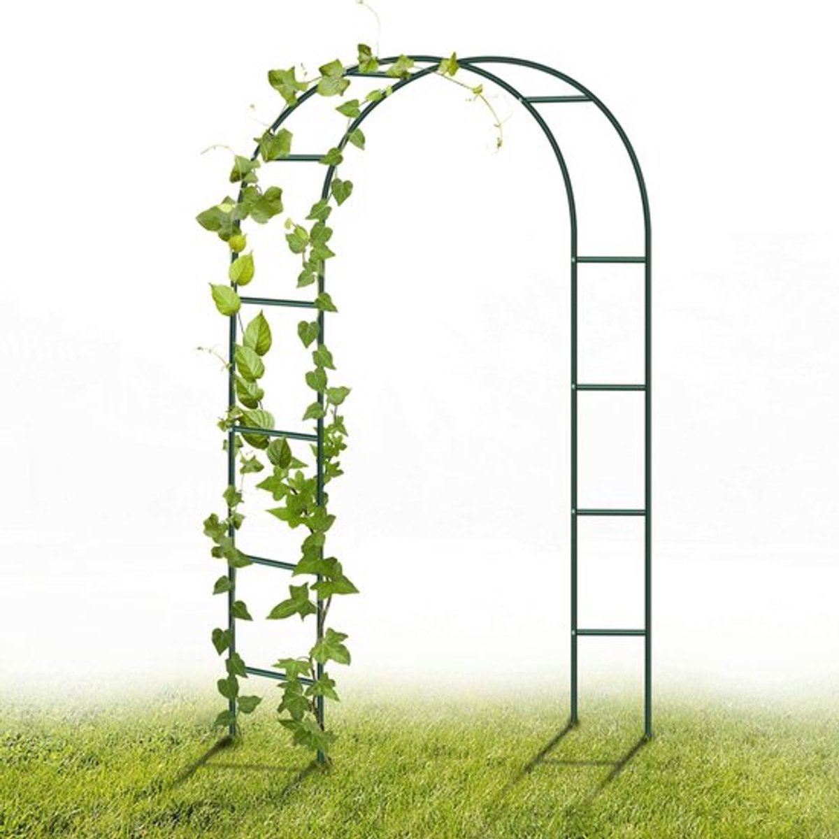 Tuinarc van 2,4 meter van gepoedercoat staal voor ondersteuning van klimplanten, rozen en tuinversiering