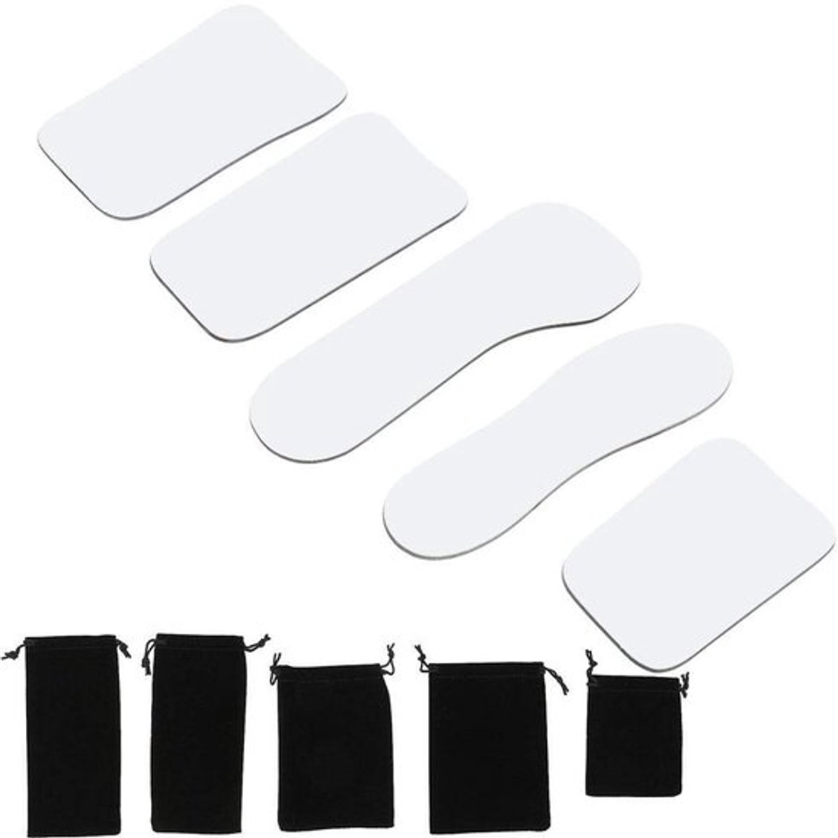 Professionele Tandarts Spiegels Set - 5 Stuks Voor Optimale Mondinspectie