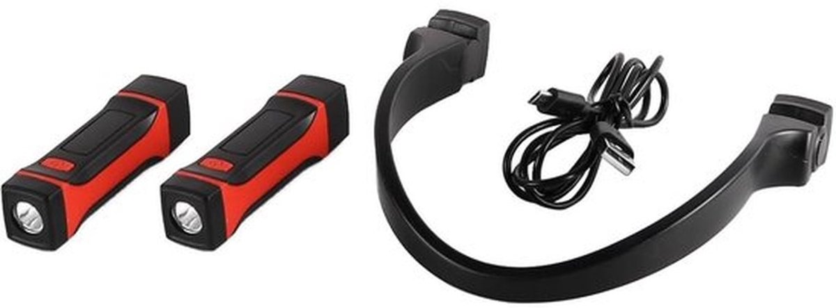 Oplaadbare Neklamp met Magnetische Basis - Handsfree Werkverlichting