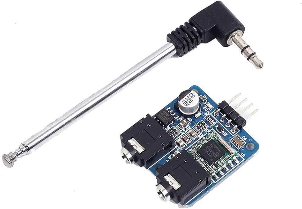 Stereo FM-radiomodule met telescopische antenne 76-108 MHz voor Arduino