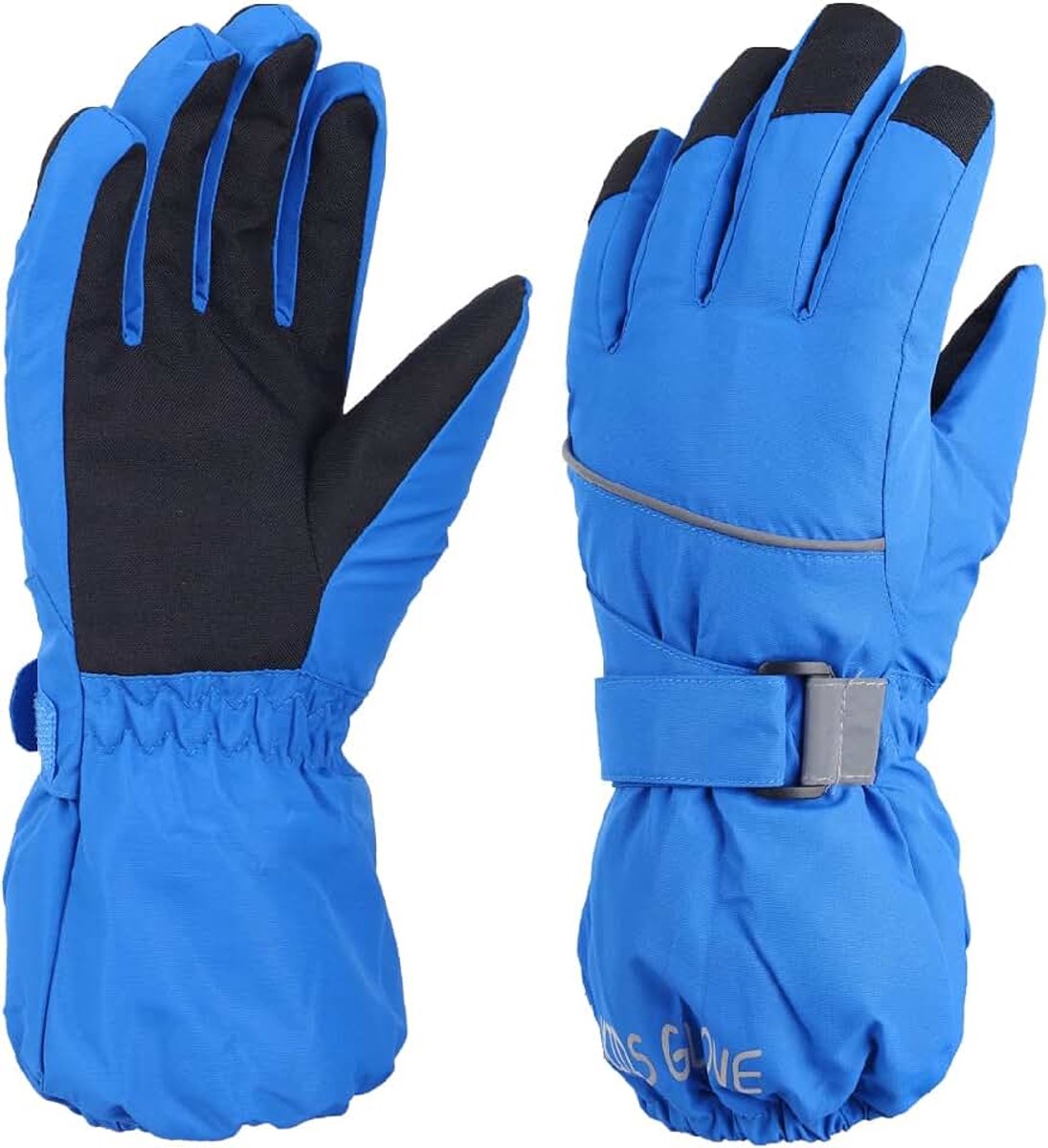 Handschoenen voor Kinderen, Winter, Sneeuwhandschoenen, Warm, Snowboard, Winddicht, Antislip, voor Jongens en Meisjes, Buitensport
