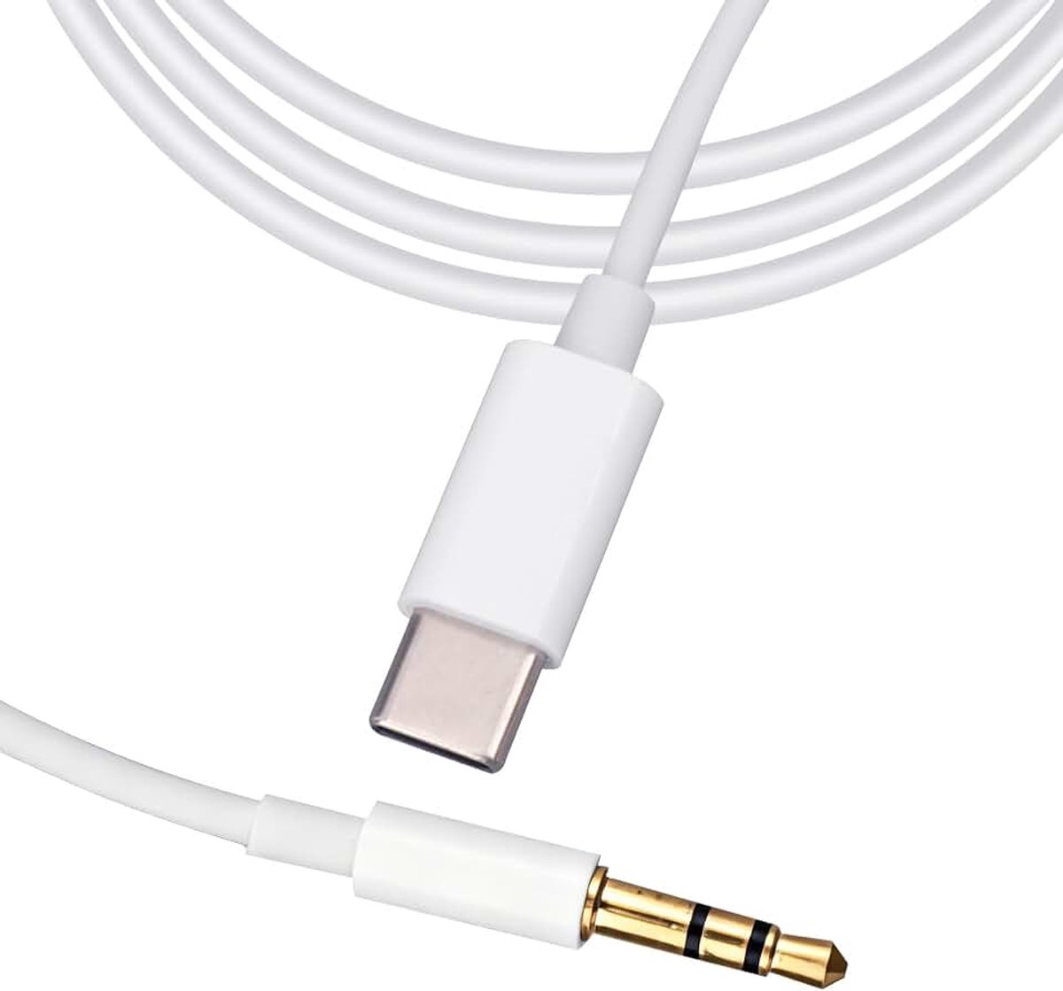 Naar 3,5 mm Audiokabel, 1m Aux-Audiokabel Compatibel met iPhone iPad Android-Telefoons Auto-Audiosystemen en Hoofdtelefoons