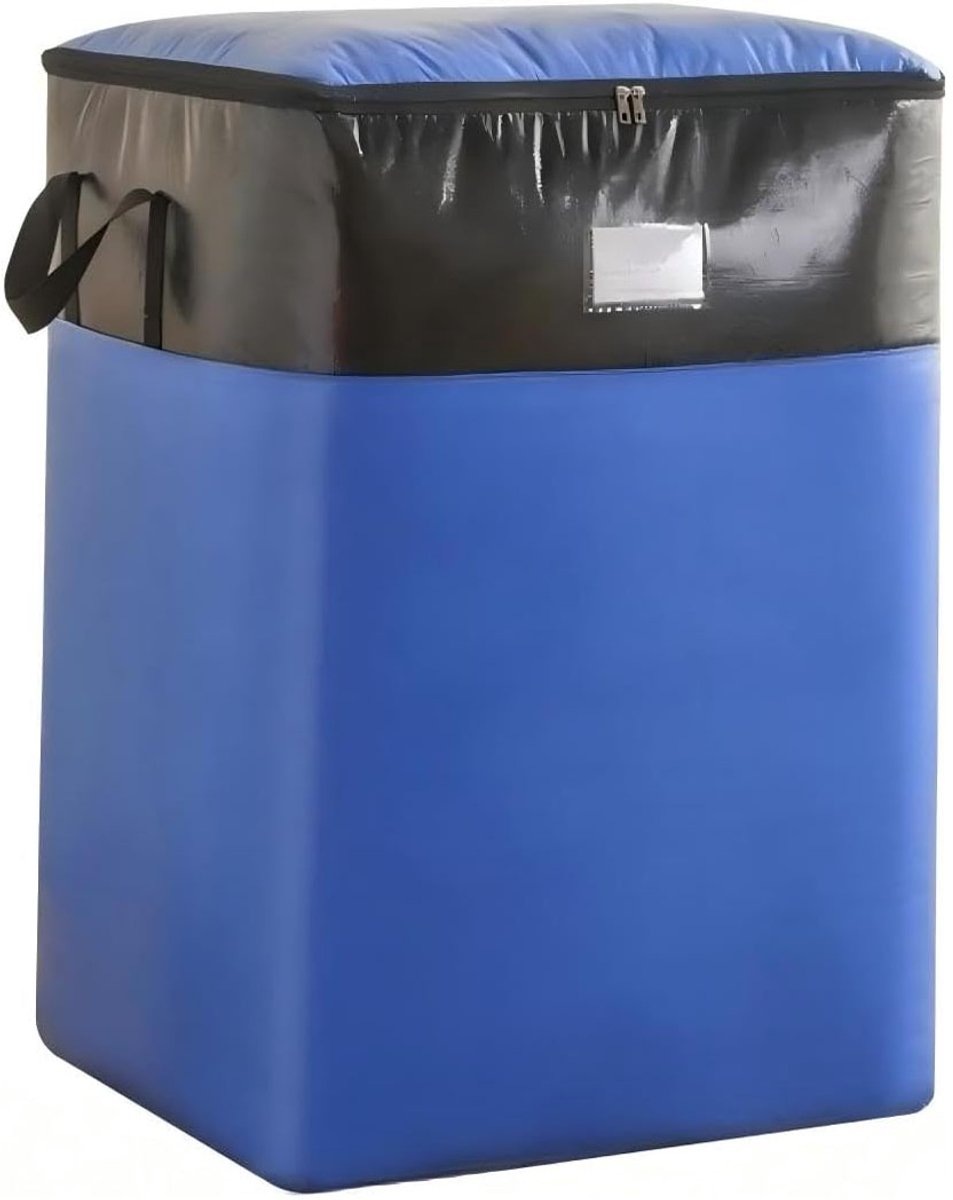 Casalora Verhuistas – Robuuste verhuistas – Opbergtas voor kleding – Opbergtas voor huishoudelijke spullen – Extra grote capaciteit – 50 x 40 x 70 cm – Groot – Geschikt voor school en verhuizingen – Blauw