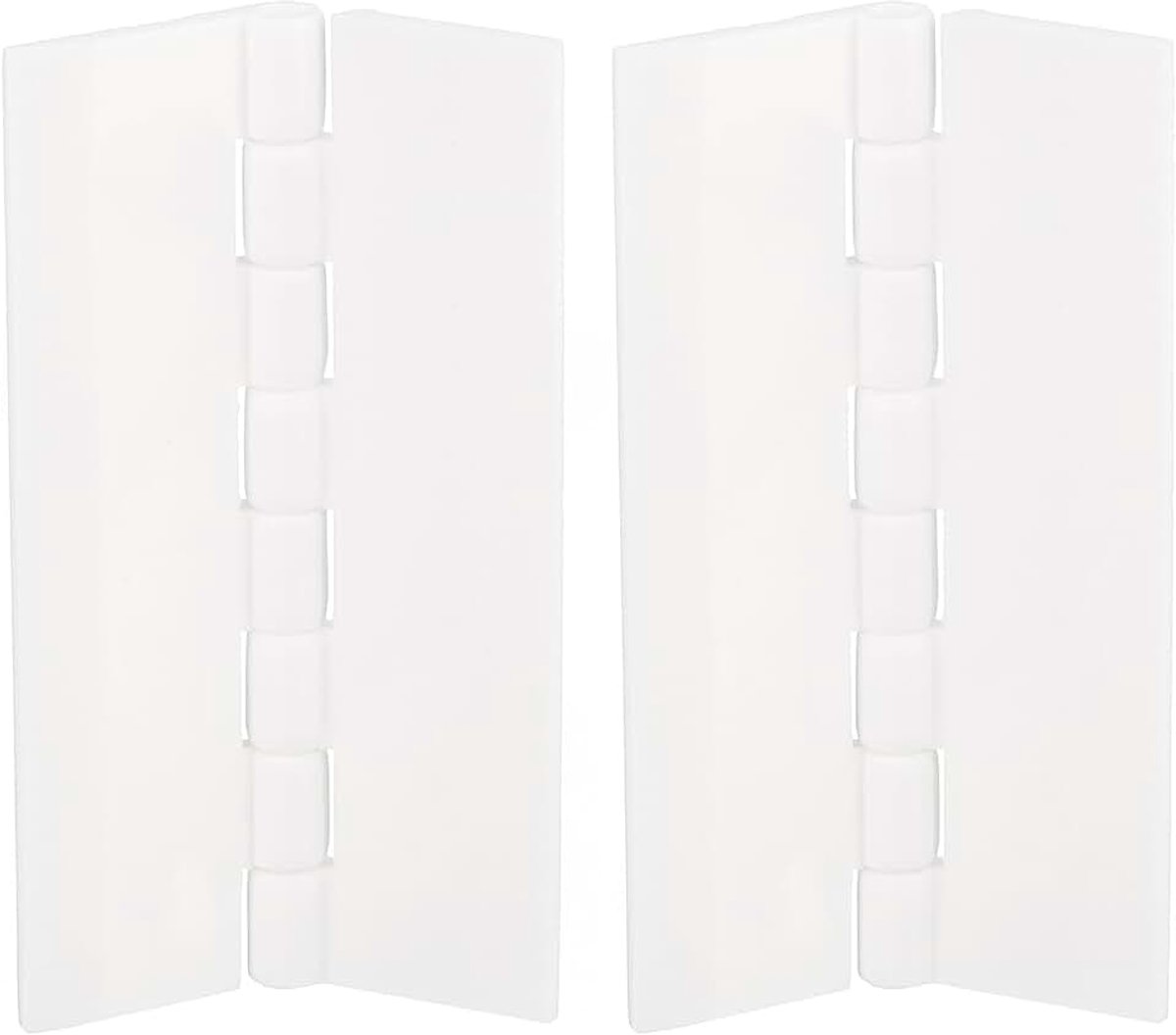 Scharnieren, 3 x 1,77 inch klapscharnieren hardware verdikte plaatscharnieren voor ambachtelijke dozen, wit
