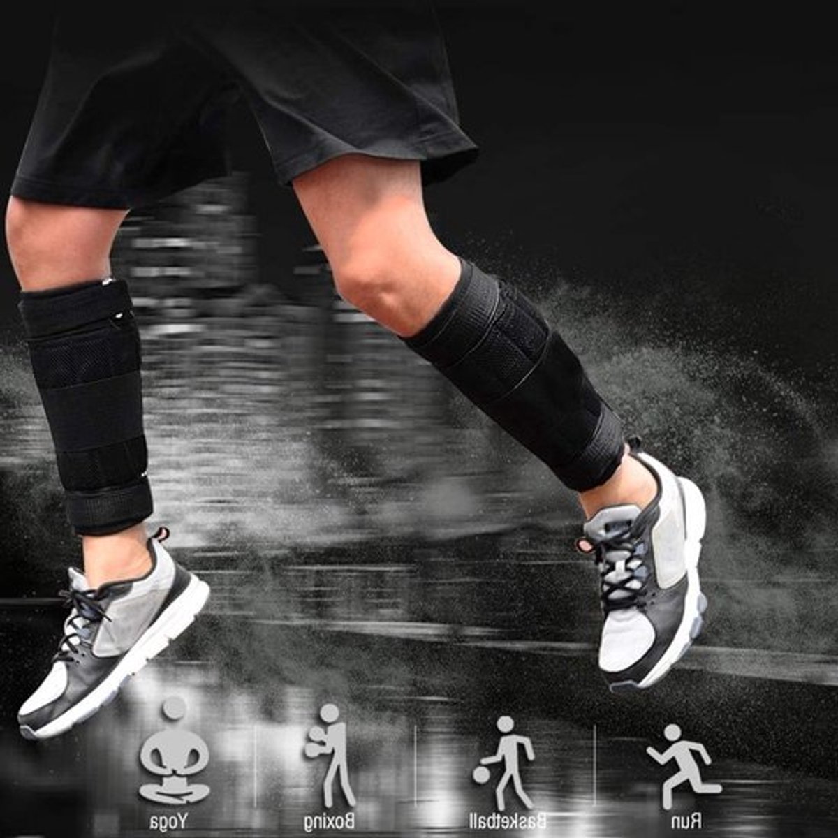 Verstelbare Enkelband voor Krachttraining, Ademend en Duurzaam, Ideaal voor Hardlopen en Fitness