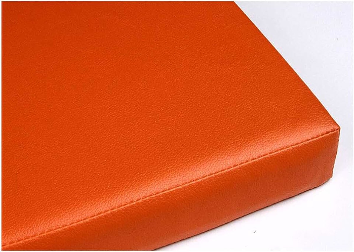 Wangk Settee Kussen Bank Kussen Outdoor Bench Kussen Pad Tuin Waterdicht Antislip Settee Kussen Voor Patio Stoel Meubels-Oranje 60×30×5cm (23×12×2in)