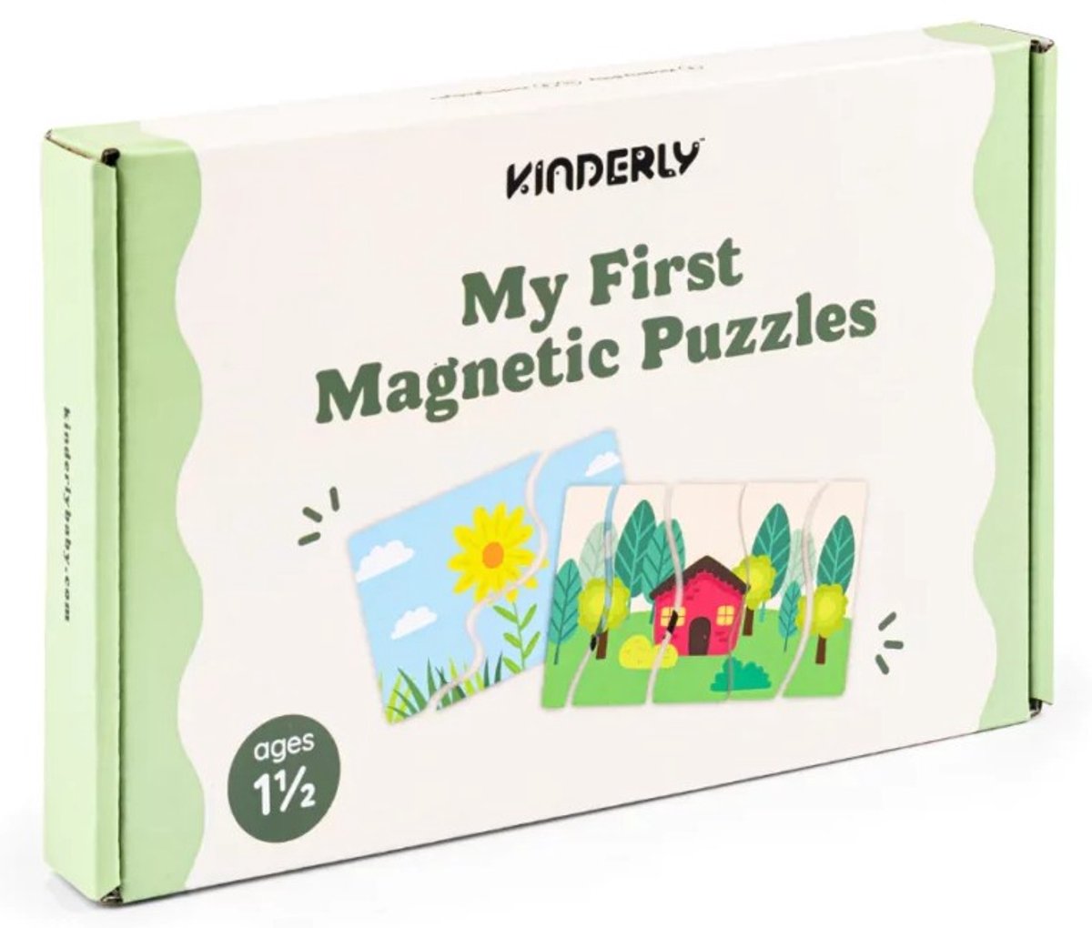 Kinderly My First Magnetic Puzzles – Magnetische Puzzels Set – 5 Puzzels – 1,5+ Jaar