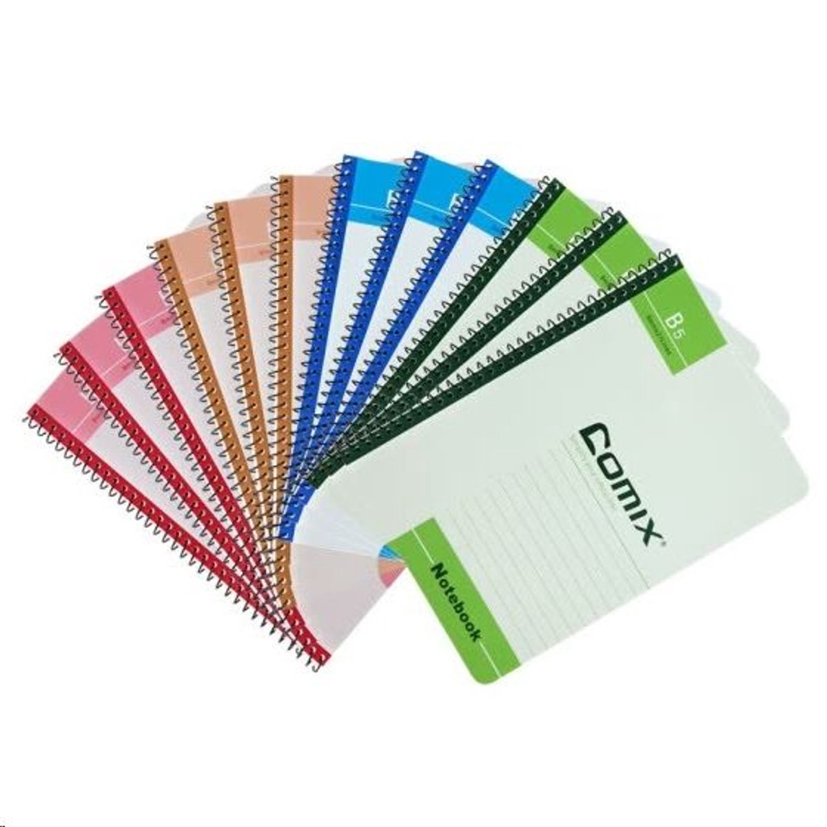Notitieblok C4516 B5/gelinieerd, Groen