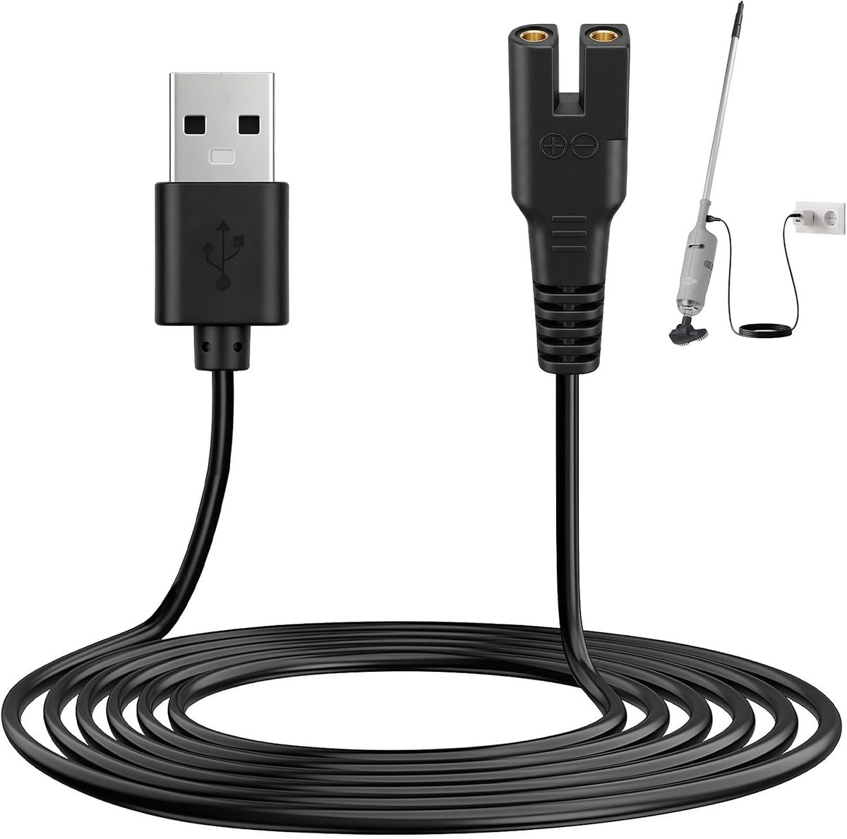 SnelShoppen - 5V USB Oplaadkabel voor Onderwater Draagbare Stofzuiger, Geschikt voor Tuin, Zwembad, Camping, 1.5 Meter, Hoogwaardige Kwaliteit, Flexib