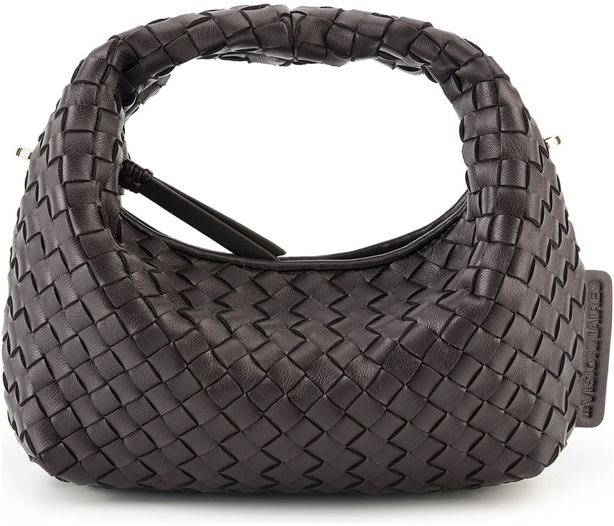 Les Visionnaires Greta Micro Weave Silky - Handtasche 20 cm (cafe)