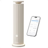 Fusify LX™ - Aroma Diffuser - Diffuser - Aromatherapie - NØBOX Beige 150m² - Geurverspreider - Smart App (Wi-Fi) & Afstandsbediening - Draadloos - tot 5 dagen batterijduur