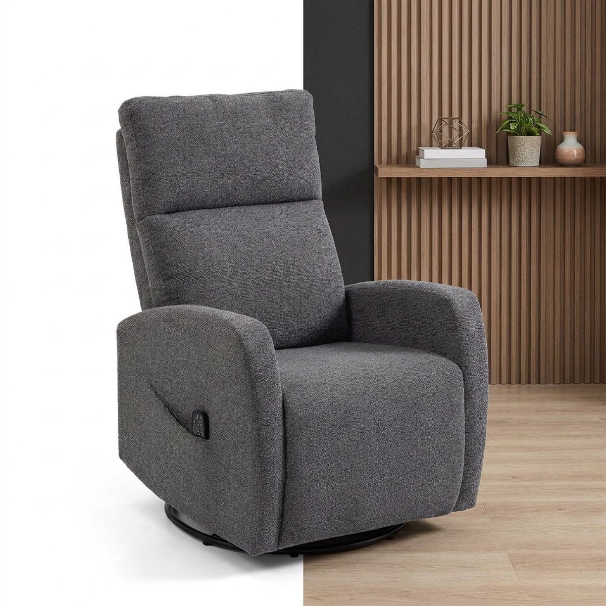 Smart-Elite Massagestoel Donkergrijs met Armleuning - Smart-Elite - €373,95