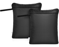 SnelShoppen - 2Pcs Waszak - Waterdichte Reiszak voor Nat en Droog - Organizer met Rits voor Gym, Zwemmen, Workout, Yoga, Strand, Zwembad (50x60cm)