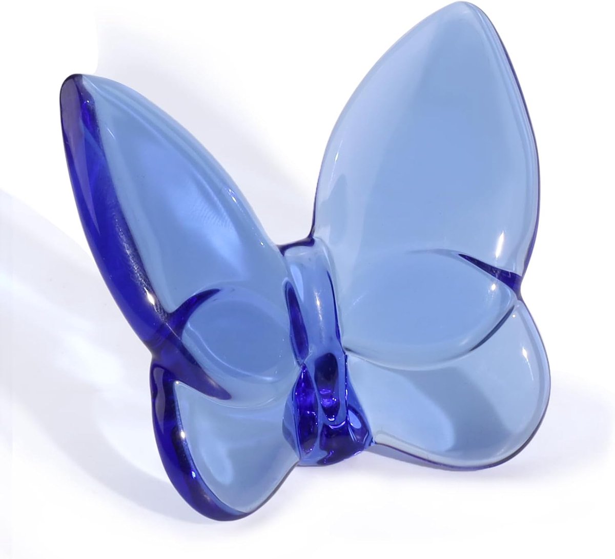 SnelShoppen - Kleine Kristallen Vlinder Beeldje - 3D Vliegende Vlinders Decoratie voor Thuis Tafel - Verzamelobjecten voor Vrouwen - Blauw