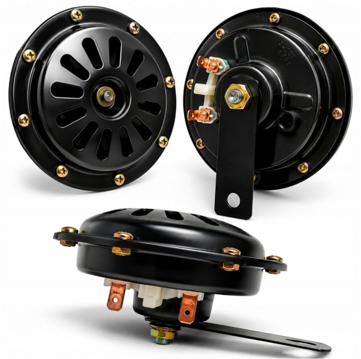 125 mm claxon 110 db - hoorn 12 volt - 400 hz toeter - auto toeter - signaalhoorn - gmp