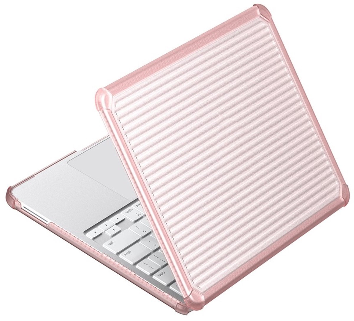 Dux Ducis Geschikt voor MacBook Neo Armor Pattern cover hoes - case - Roze