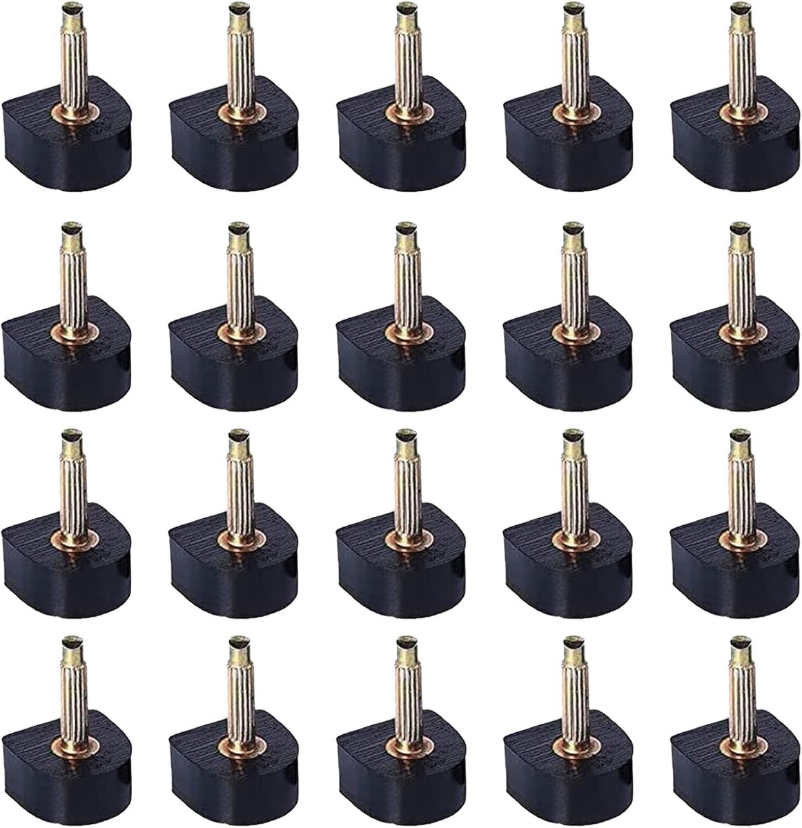 SnelShoppen - Heel Tips Stiletto Schoenen High Heels Vervangingen - Antislip Stopper Reparatie - 10 Paar - U Vorm - 10x10 mm