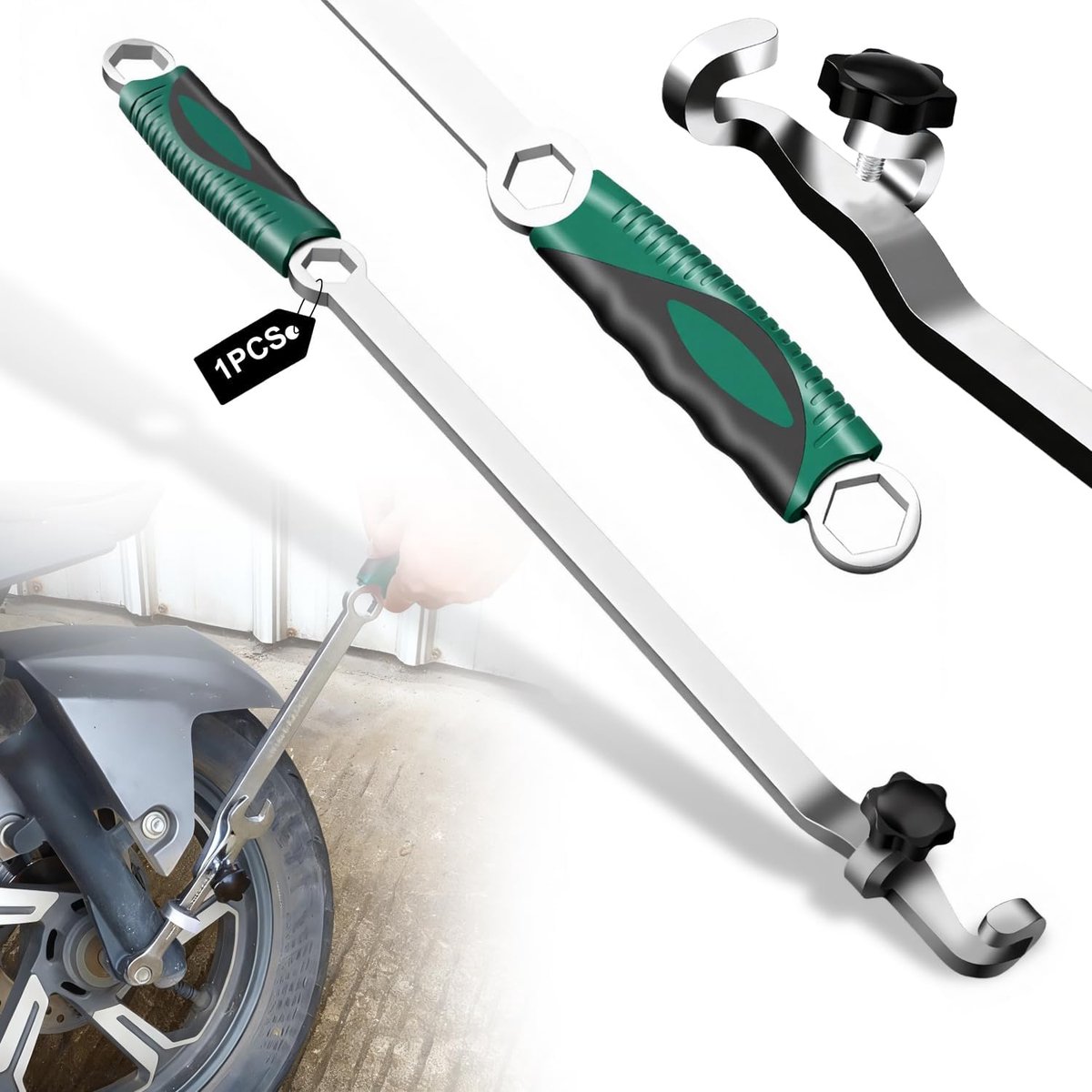 SnelShoppen - 40cm Schroevendraaier Extensie Sleutel Professionele Offset Uitbreiding Gereedschap Hoogwaardige CR-V Chroom Vanadium Staal Voor Auto en