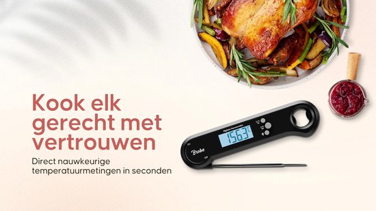 Vleesthermometer Digitaal Keuken - BBQ Thermometer - Kookthermometer - Kernthermometer