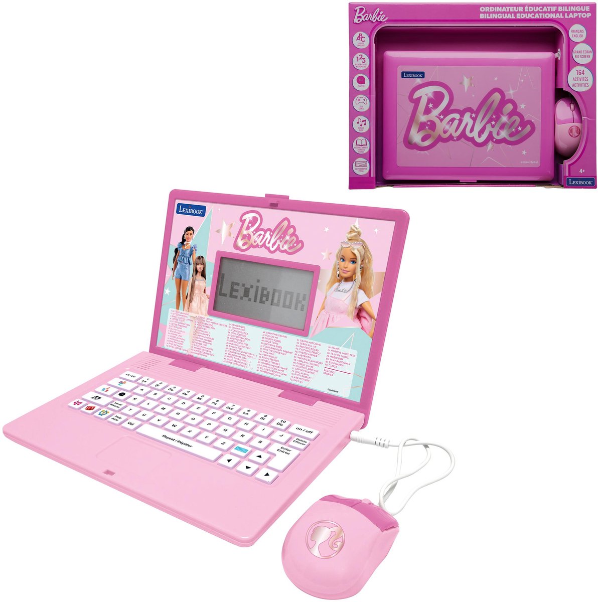 Barbie Tweetalige Educatieve Laptop met 164 activiteiten (EN/FR)