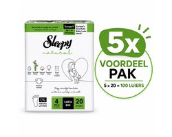 Sleepy Natural Ultra Sensitive Babyluiers Maat 4 Maxi (7-14 kg) - 20 stuks