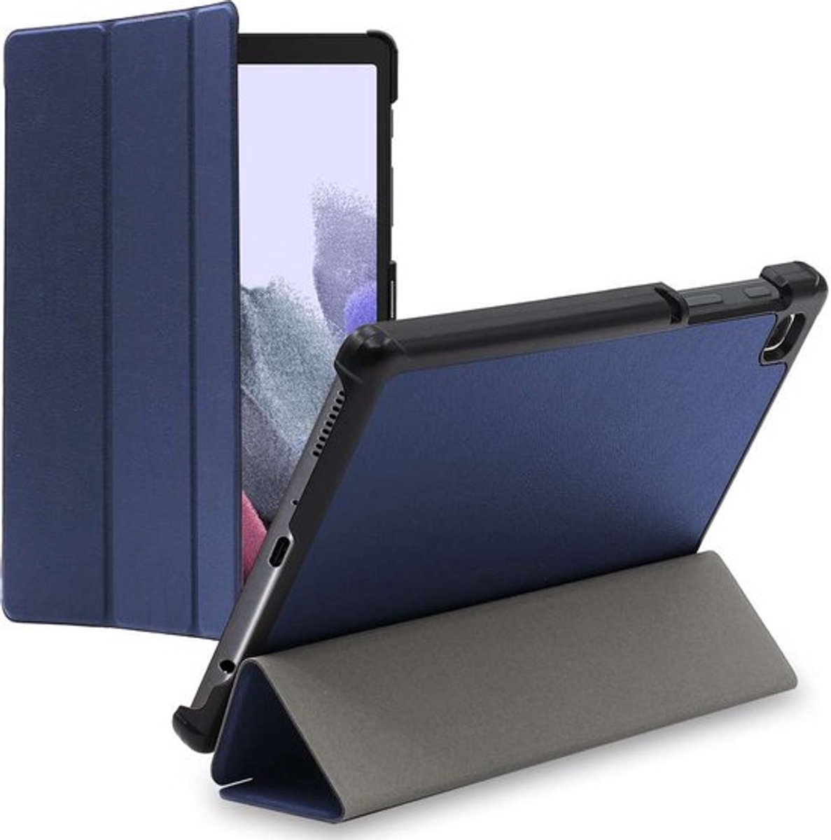 ebestStar - Hoes geschikt voor Samsung Galaxy Tab A7 Lite 8.7 T220 T225, Slanke Design PU Lederen Etui, Automatische Slaap/Wake, SmartCase hoesje, Donkerblauw