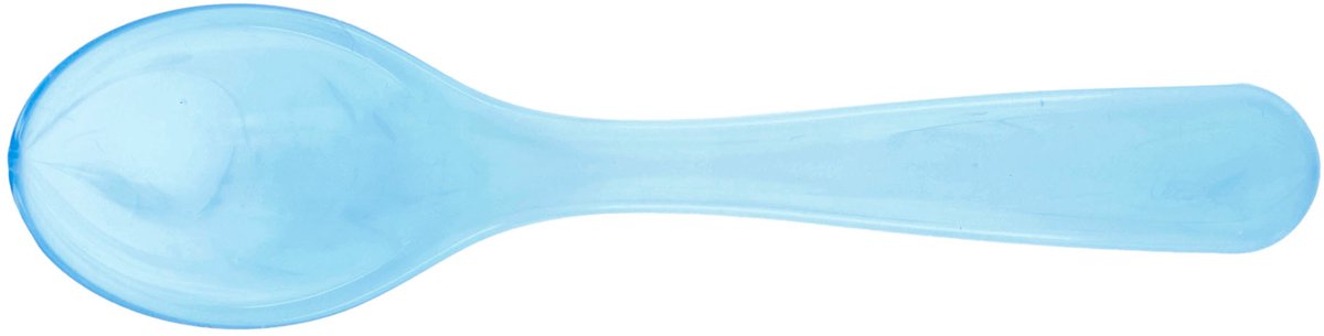 Lumispoon Lepel 12cm Lichtblauw Acryl