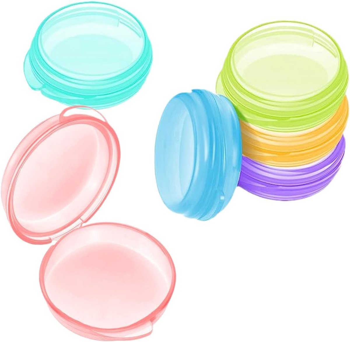 Mini Pillendoosje Set van 7, Compacte Tabletten Organizer, Reisvriendelijk en Duurzaam Plastic Pillenbox voor Gemakkelijk Gebruik