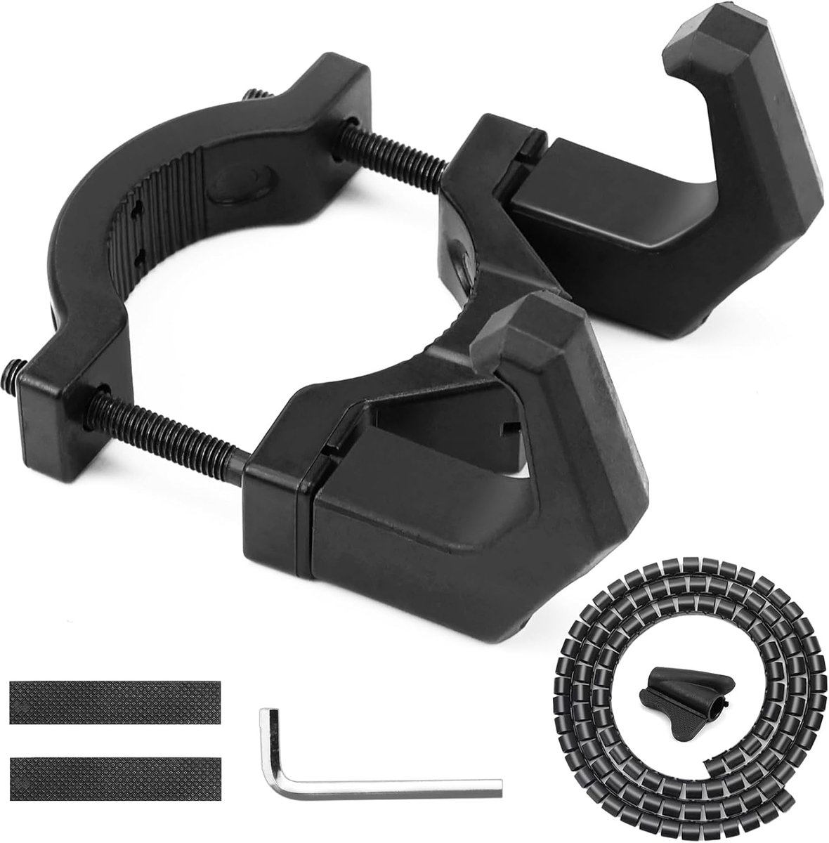 SnelShoppen - Multifunctionele Haak voor Elektrische Scooter - Dubbele Haak - Stevige ABS Kunststof - Voor E-Scooter - Ideaal voor Dagelijks Gebruik
