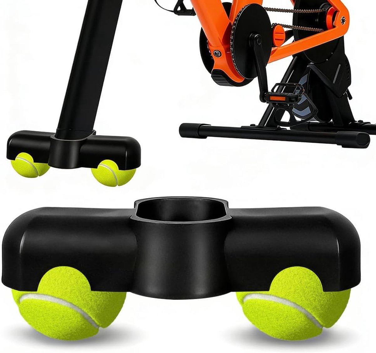 SnelShoppen - Rocker Plate Voeten met 2 Tennis & Fiets Snap Rocker Adapter - Indoor Trainer Accessoires voor Zwift en Intensieve Training - Duurzaam e