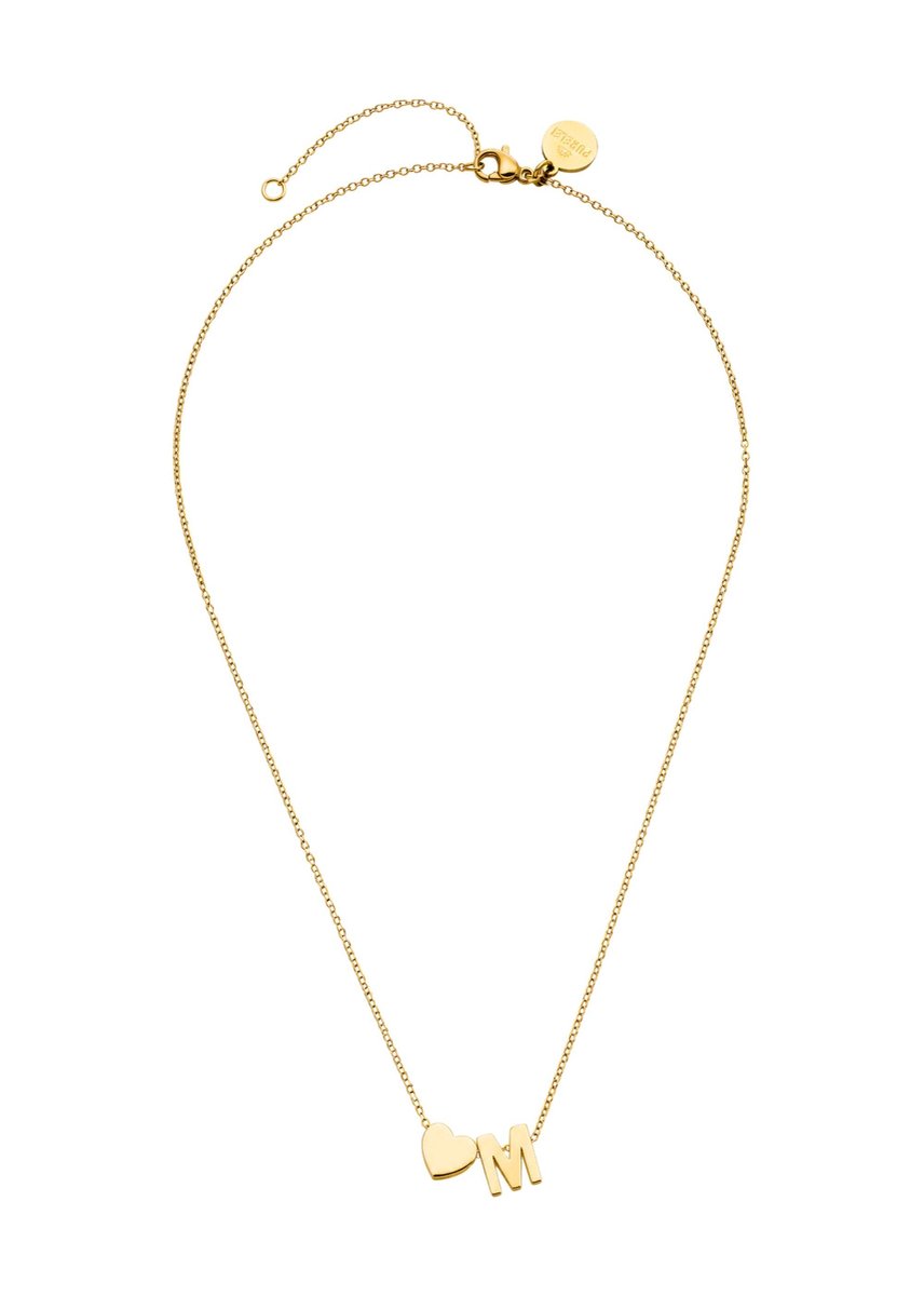 PURELEI Ketting Letter Heart M