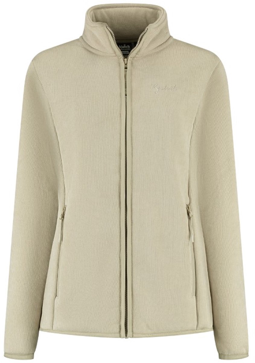 Kjelvik Linn Dames Outdoorvest Zand Geel