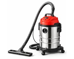 Industriële Nat- en Droogzuiger 3-in-1 – 15 Liter – 1200W – Met Blaasfunctie – Waterdichte…