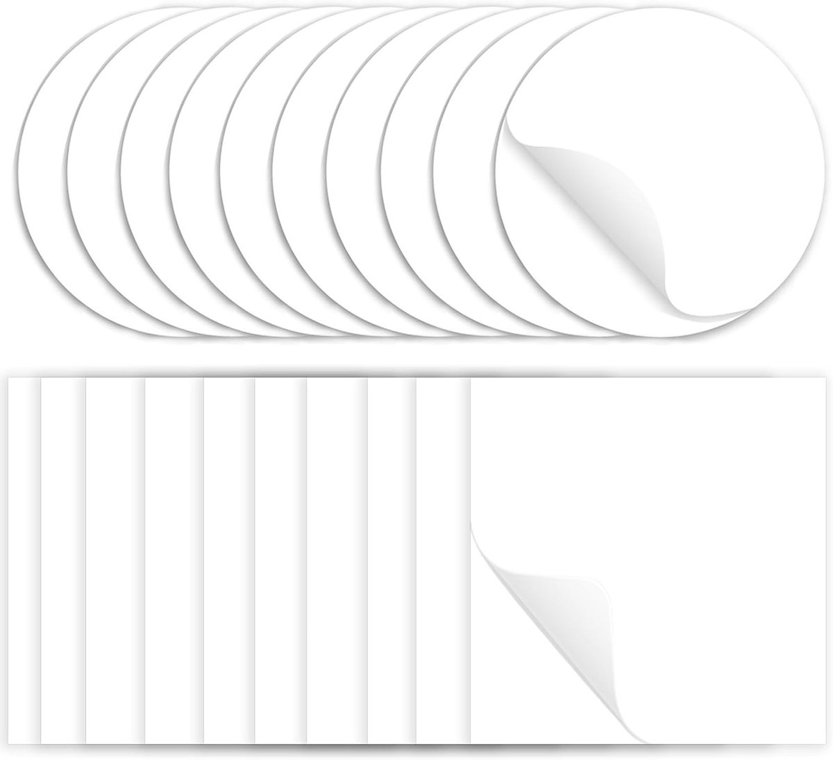 20 Stuks TPU Reparatie Patches voor Luchtbedden, Waterdichte Zelfklevende Patches voor Tent en Bouncy Castle, Ideaal voor Herstel van Kleding en Accessoires